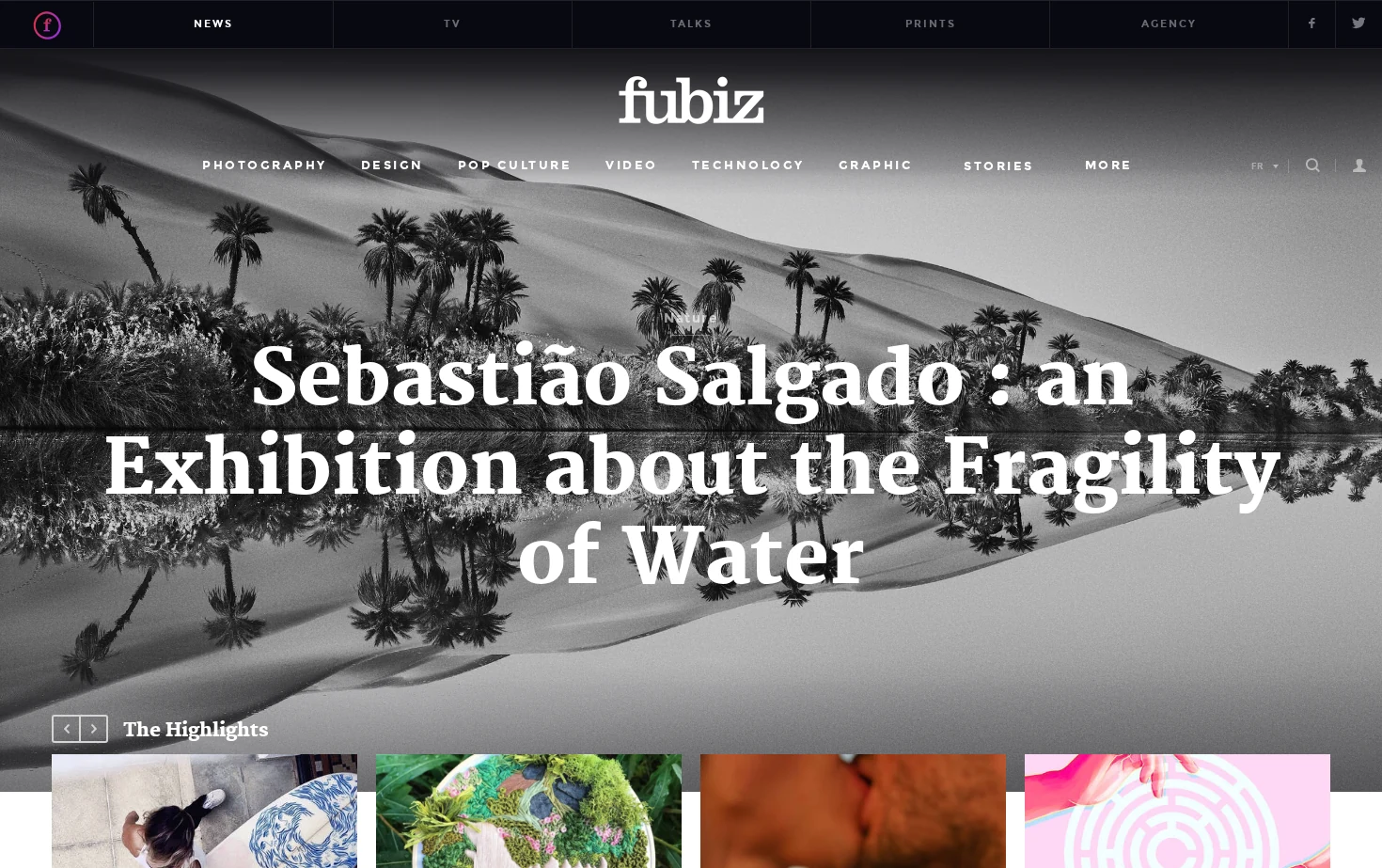 Fubiz Media 页面快照